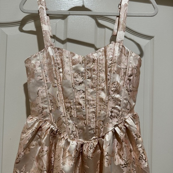 If By Sea Anthropologie Sleeveless Floral Jacquard Maxi Dress size S - Picture 7 of 10